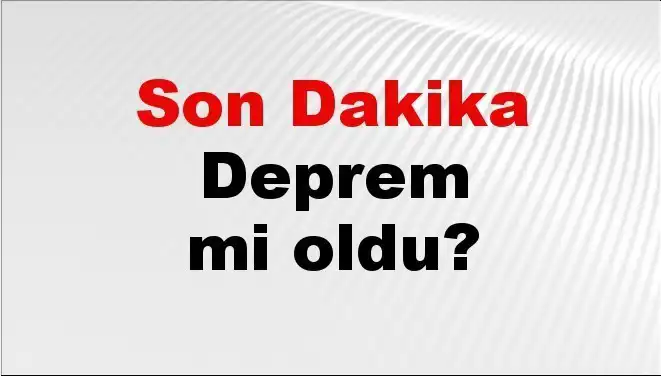 Balıkesir'de Şiddetli Deprem! Son Dakika Gelişmeleri Burada