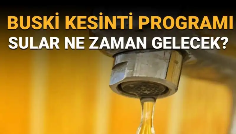 Bursa Nilüfer’de Su Kesintileri Ne Zaman Sonlanacak? BUSKİ Açıklama Yaptı